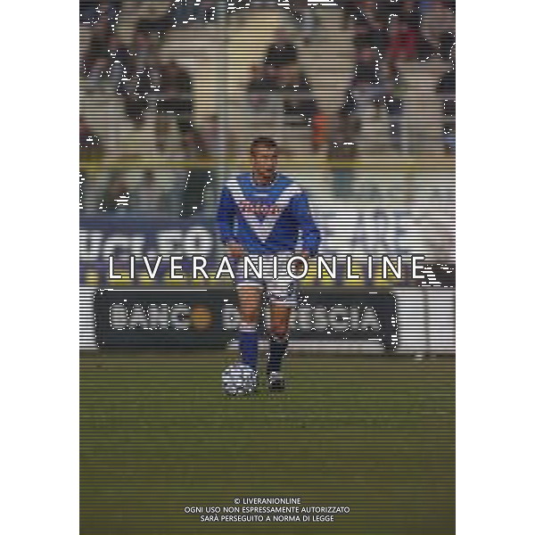 27-02-2000 BRESCIA- CAMPIONATO DI CALCIO SERIE B BRESCIA ALZANO 2-0 NELLA FOTO FRANCESCO ZANONCELLI AG ALDO LIVERANI SAS