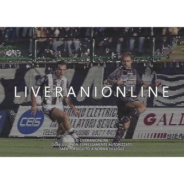 01-11-2000 SIENA CAMPIONATO DI CALCIO SERIE B SIENA -VENEZIA1-3 NELLA FOTO SIMONE TIRIBOCCHI E PAOLO FOGLIO AG ALDO LIVERANI SAS
