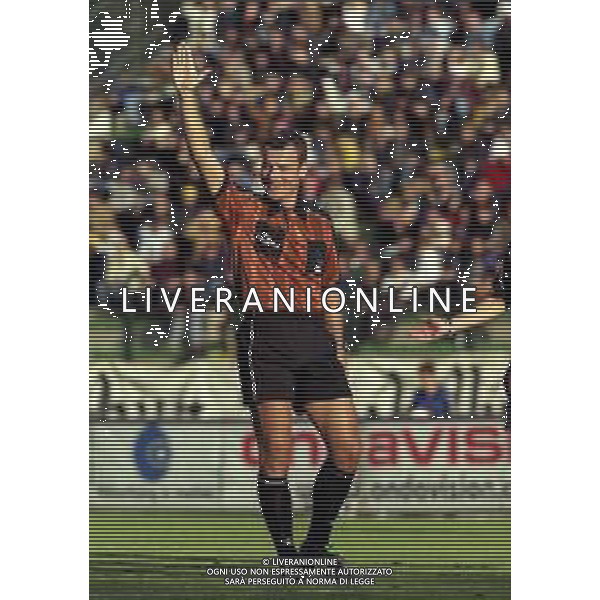 01-11-2000 SIENA CAMPIONATO DI CALCIO SERIE B SIENA -VENEZIA 1-3 NELLA FOTO ARBITRO PAOLO BERTINI AG ALDO LIVERANI SAS 