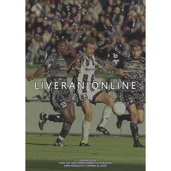 01-11-2000 SIENA CAMPIONATO DI CALCIO SERIE B SIENA -VENEZIA 1-3 NELLA FOTO ANTONIO ARCADIO-CONTEH -PAOLO FOGLIO AG ALDO LIVERANI SAS