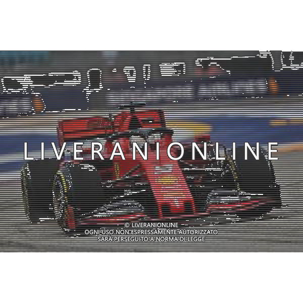 Sebastian Vettel (GER) Ferrari SF90. 20.09.2019. Formula 1 World Championship, Rd 15, Singapore Grand Prix, Marina Bay Street Circuit, Singapore, Practice Day. AG ALDO LIVERANI SAS-ONLY ITALY