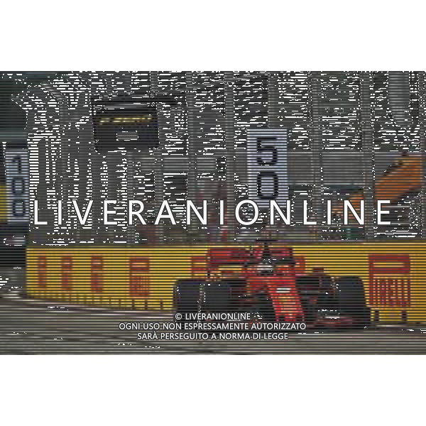 Sebastian Vettel (GER) Ferrari SF90. 20.09.2019. Formula 1 World Championship, Rd 15, Singapore Grand Prix, Marina Bay Street Circuit, Singapore, Practice Day. AG ALDO LIVERANI SAS-ONLY ITALY