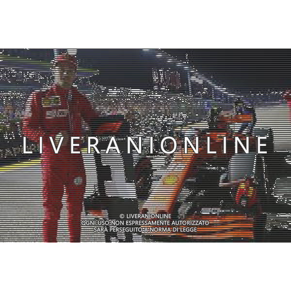 Charles Leclerc (MON) Ferrari SF90 celebrates his pole position in qualifying parc ferme. 21.09.2019. Formula 1 World Championship, Rd 15, Singapore Grand Prix, Marina Bay Street Circuit, Singapore, Qualifying Day. AG ALDO LIVERANI SAS-ONLY ITALY