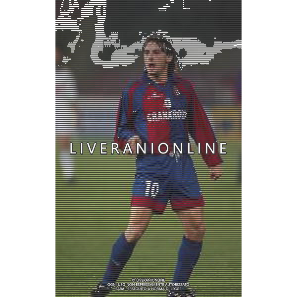 02-11-1999 BOLOGNA-COPPA UEFA 2 TURNO BOLOGNA ANDERLECHT 3-0 NELLA FOTO giuseppe signori AG ALDO LIVERANI SAS