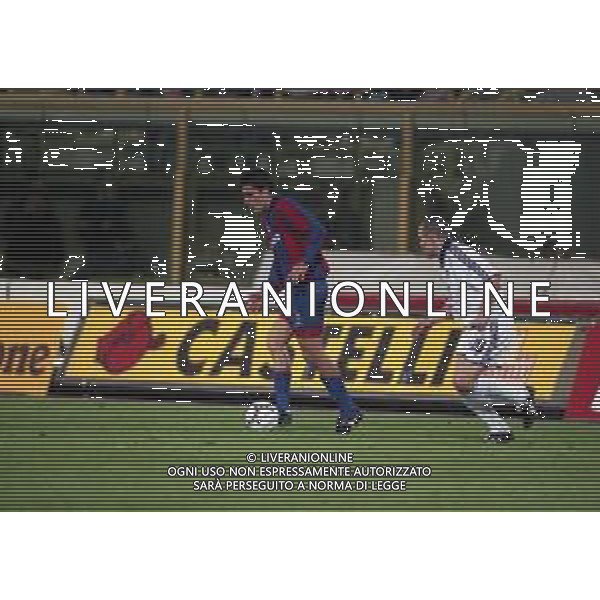 02-11-1999 BOLOGNA-COPPA UEFA 2 TURNO BOLOGNA ANDERLECHT 3-0 NELLA FOTO nicola ventola AG ALDO LIVERANI SAS