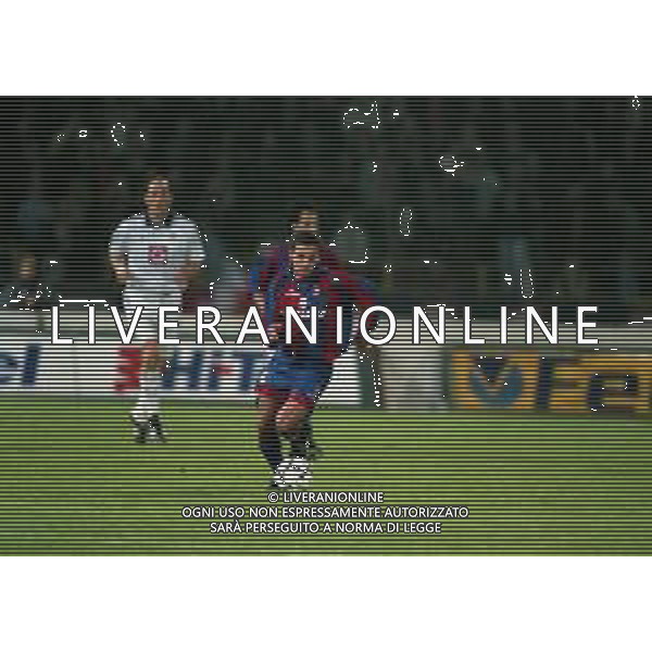 02-11-1999 BOLOGNA-COPPA UEFA 2 TURNO BOLOGNA ANDERLECHT 3-0 NELLA FOTO ze elias AG ALDO LIVERANI SAS