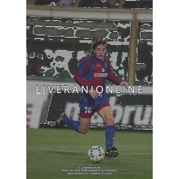 02-11-1999 BOLOGNA-COPPA UEFA 2 TURNO BOLOGNA ANDERLECHT 3-0 NELLA FOTO giuseppe signori AG ALDO LIVERANI SAS