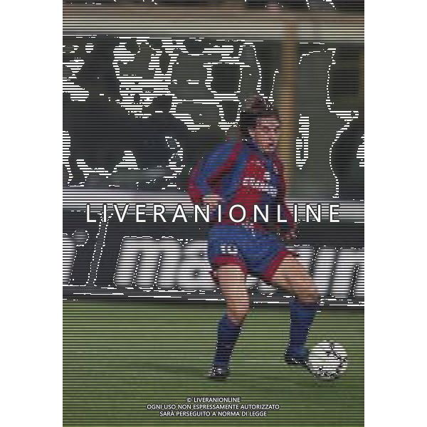02-11-1999 BOLOGNA-COPPA UEFA 2 TURNO BOLOGNA ANDERLECHT 3-0 NELLA FOTO giuseppe signori AG ALDO LIVERANI SAS