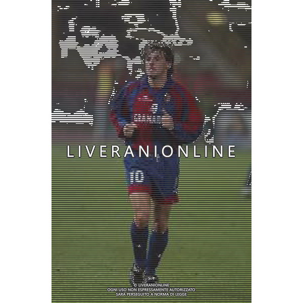 02-11-1999 BOLOGNA-COPPA UEFA 2 TURNO BOLOGNA ANDERLECHT 3-0 NELLA FOTO giuseppe signori AG ALDO LIVERANI SAS