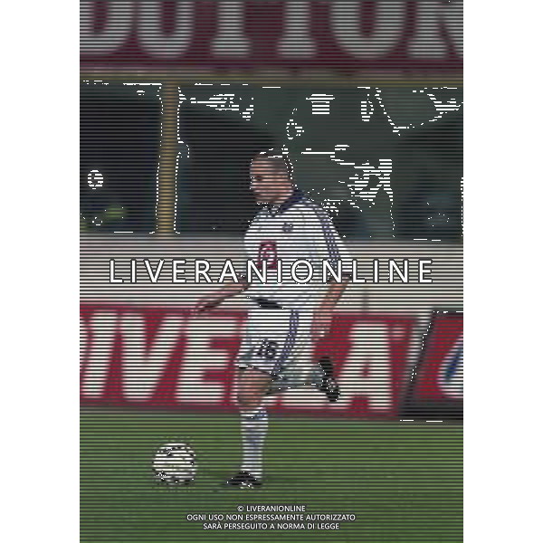 02-11-1999 BOLOGNA-COPPA UEFA 2 TURNO BOLOGNA ANDERLECHT 3-0 NELLA FOTO bertrand crasson AG ALDO LIVERANI SAS