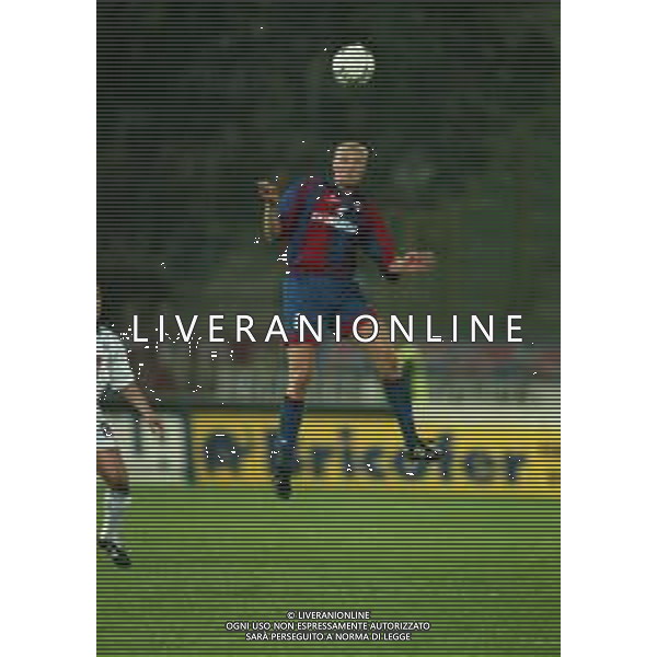 02-11-1999 BOLOGNA-COPPA UEFA 2 TURNO BOLOGNA ANDERLECHT 3-0 NELLA FOTO klas ingesson AG ALDO LIVERANI SAS