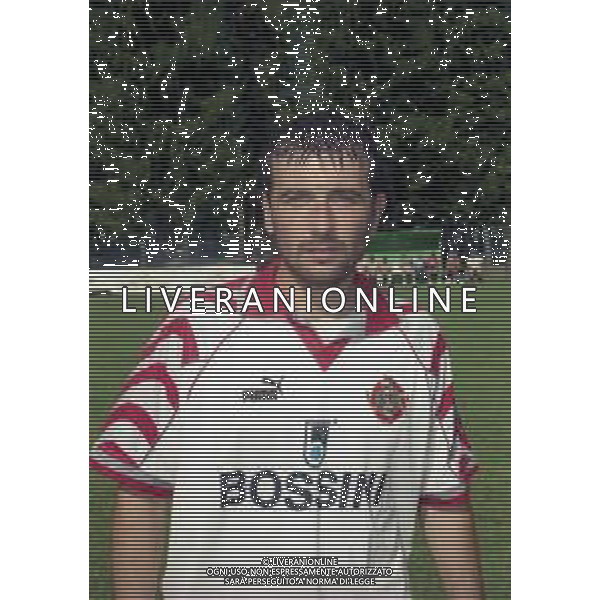 1998-1999- CREMONESE CALCIO RITIRO ESTIVO NELLA FOTO LUCA COMPAGNON AG ALDO LIVERANI SAS
