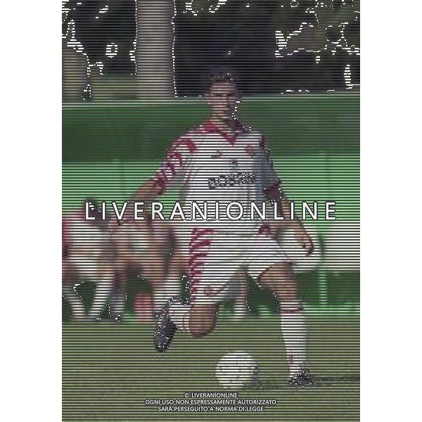 1998-1999- CREMONESE CALCIO RITIRO ESTIVO NELLA FOTO DRAZEN BRNCIC AG ALDO LIVERANI SAS