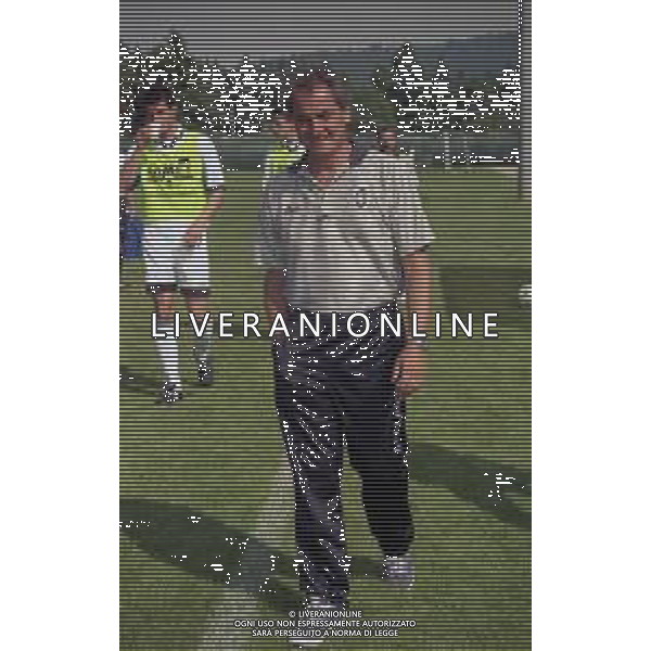 ATALANTA CALCIO 1998-1999 NELLA FOTO BORTOLO MUTTI ALLENATORE ATALANTA CALCIO AG ALDO LIVERANI SAS