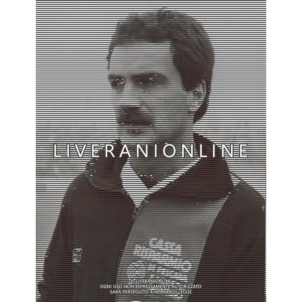 RETROSPETTIVA MASSIMO SILVA CALCIATORE NELLA FOTO MASSIMO SILVA CON LA MAGLIA DEL PESCARA CALCIO AG ALDO LIVERANI SAS