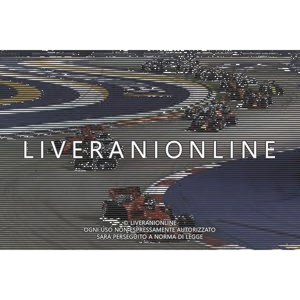 Start of the ace, Charles Leclerc (FRA), Scuderia Ferrari 22.09.2019. Formula 1 World Championship, Rd 15, Singapore Grand Prix, Marina Bay Street Circuit, Singapore, Race Day. AG ALDO LIVERANI SAS-ONLY ITALY