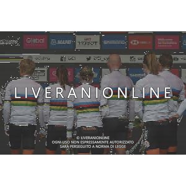 22-09-2019 World Championships Mixed Relay; 2019, Olanda; Brand, Lucinda; Markus, Riejanne; Pieters, Amy; Van Emden, Jos; Bouwman, Koen; Mollema, Bauke; - Mondiale Ciclismo Yorkshire 2019 Harrogate (GB) ©SIROTTI / AGENZIA ALDO LIVERANI SAS