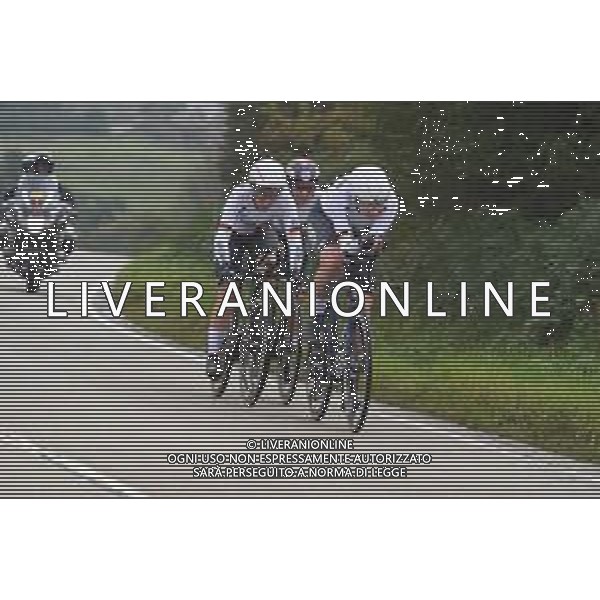 22-09-2019 World Championships Mixed Relay; 2019, Germany; Brennauer, Lisa; Klein, Lisa; Kroger, Mieke; - Mondiale Ciclismo Yorkshire 2019 Harrogate (GB) ©SIROTTI / AGENZIA ALDO LIVERANI SAS