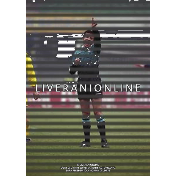 22-02-1998 VERONA-CAMPIONATO DI CALCIO SERIE B CHIEVO VERONA GENOA 0-1 NELLA FOTO ARBITRO LORENZO BRANZONI AG ALDO LIVERANI SAS