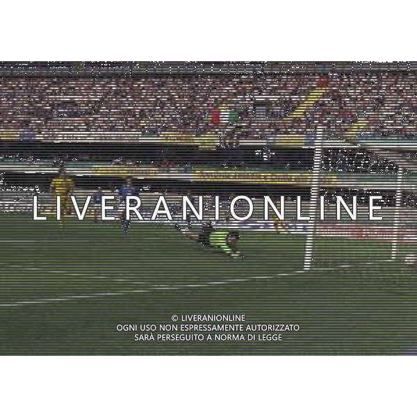 16-05 1999 VERONA CAMPIONATO DI CALCIO SERIE B CHIEVO -VERONA 2-0 NELLA FOTO GOAL LOMBARDINI AG ALDO LIVERANI SAS