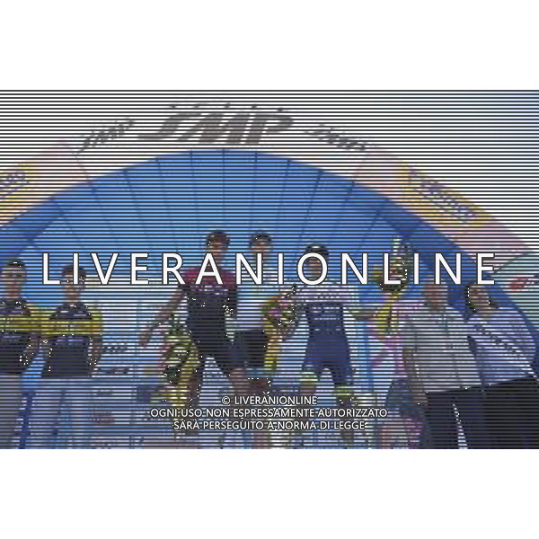21-09-2019 Memorial Pantani; 2019, Wanty - Gobert; 2019, Astana; 2019, Team Ineos; Martin, Guillaume; Lutsenko, Alexey; Rosa, Diego; Buda, Pino; Cesenatico; © SIROTTI / AGENZIA ALDO LIVERANI SAS