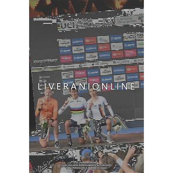 23-09-2019 World Championships Junior Man Cronometro; 2019, Italia; 2019, Olanda; 2019, Germany; Tiberi, Antonio; Leunse, Enzo; Brenner, Marco; Harrogate; - Mondiale Ciclismo Uomini Yorkshire 2019 Harrogate (GB) © SIROTTI / AGENZIA ALDO LIVERANI SAS