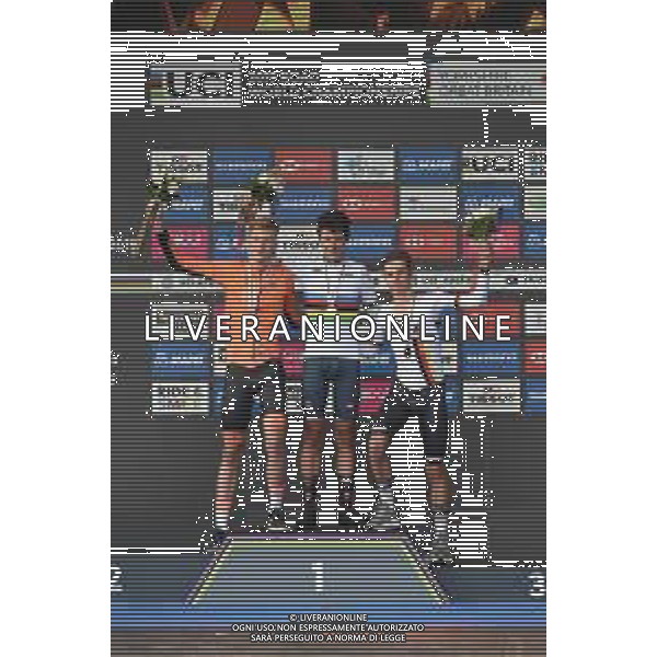 23-09-2019 World Championships Junior Man Cronometro; 2019, Italia; 2019, Olanda; 2019, Germany; Tiberi, Antonio; Leunse, Enzo; Brenner, Marco; Harrogate; - Mondiale Ciclismo Uomini Yorkshire 2019 Harrogate (GB) © SIROTTI / AGENZIA ALDO LIVERANI SAS