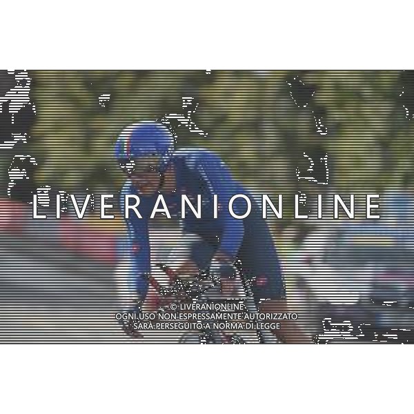 23-09-2019 World Championships Junior Man Cronometro; 2019, Italia; Piras, Andrea; Harrogate; - Mondiale Ciclismo Uomini Yorkshire 2019 Harrogate (GB) © SIROTTI / AGENZIA ALDO LIVERANI SAS