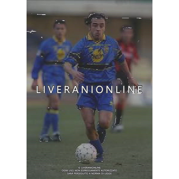 06-02-1999 VERONA-CAMPIONATO DI CALCIO SERIE B VERONA LUCCHESE 4-0 NELLA FOTO CHRISTIAN BROCCHI AG ALDO LIVERANI SAS