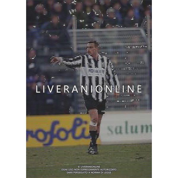 30-01-2000 COMO CAMPIONATO DI CALCIO SERIE C COMO SIENA NELLA FOTO ALESSANDRO PAGANO AG ALDO LIVERANI SAS