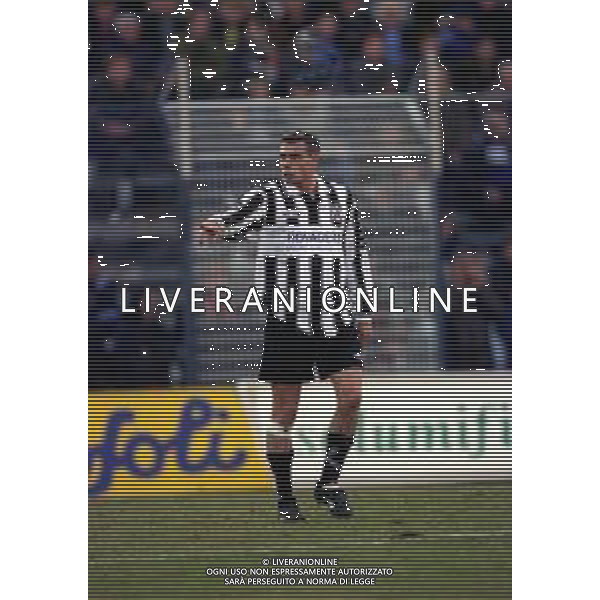 30-01-2000 COMO CAMPIONATO DI CALCIO SERIE C COMO SIENA NELLA FOTO ALESSANDRO PAGANO AG ALDO LIVERANI SAS