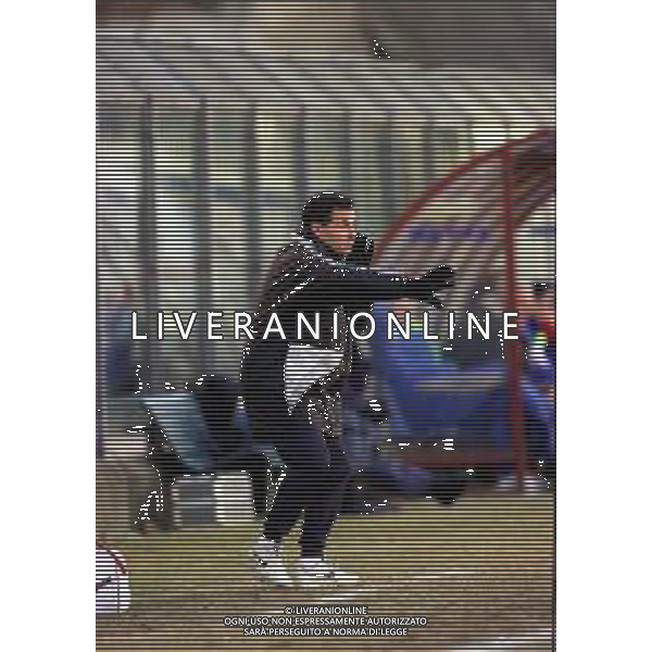 30-01-2000 COMO CAMPIONATO DI CALCIO SERIE C COMO SIENA NELLA FOTO ANTONIO SALA ALLENATORE SIENA CALCIO AG ALDO LIVERANI SAS