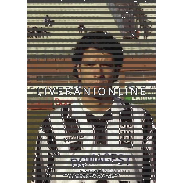 30-01-2000 COMO CAMPIONATO DI CALCIO SERIE C COMO SIENA NELLA FOTO PAOLO SCIACCALUGA AG ALDO LIVERANI SAS