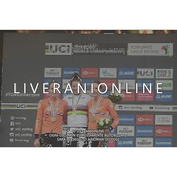 24-09-2019 World Championships Elite Women Cronometro; 2019, Usa; 2019, Olanda; Dygert, Chloe; Van Der Breggen, Anna; Van Vleuten, Annemiek; Harrogate; - Mondiale Ciclismo Donne ©SIROTTI / AGENZIA ALDO LIVERANI SAS