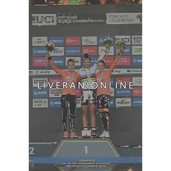 24-09-2019 World Championships Elite Women Cronometro; 2019, Usa; 2019, Olanda; Dygert, Chloe; Van Der Breggen, Anna; Van Vleuten, Annemiek; Harrogate; - Mondiale Ciclismo Donne ©SIROTTI / AGENZIA ALDO LIVERANI SAS