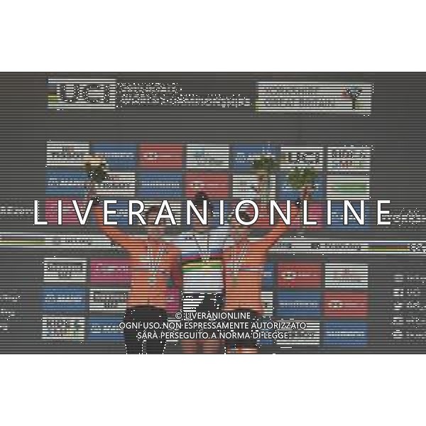 24-09-2019 World Championships Elite Women Cronometro; 2019, Usa; 2019, Olanda; Dygert, Chloe; Van Der Breggen, Anna; Van Vleuten, Annemiek; Harrogate; - Mondiale Ciclismo Donne ©SIROTTI / AGENZIA ALDO LIVERANI SAS
