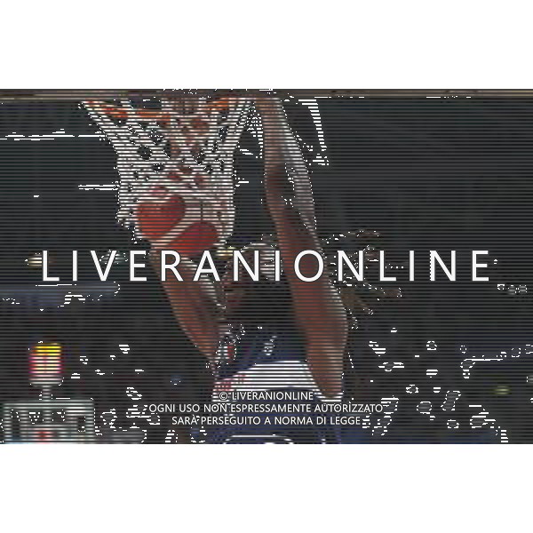 Carpegna Prosciutto Basket Pesaro vs Pompea Fortitudo Bologna Campionato di Basket Serie A 24/09/2019 nella foto: Daniel Ed (Pompea Fortitudo Bologna) ©Claudio Zamagni/Agenzia Aldo Liverani Daniel Ed(Pompea Fortitudo Bologna) during Italian Serie A Basketball match between Carpegna Prosciutto Basket Pesaro and and Pompea Fortitudo Bologna at Vitrifrigo Arena in Pesaro on September 24 2019 photo credit by Claudio Zamagni/Aldo Liverani Photo Agency / AGENZIA ALDO LIVERANI SAS