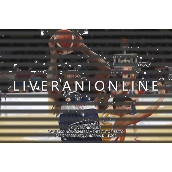 Carpegna Prosciutto Basket Pesaro vs Pompea Fortitudo Bologna Campionato di Basket Serie A 24/09/2019 nella foto: Daniel Ed (Pompea Fortitudo Bologna) ©Claudio Zamagni/Agenzia Aldo Liverani Daniel Ed(Pompea Fortitudo Bologna) during Italian Serie A Basketball match between Carpegna Prosciutto Basket Pesaro and and Pompea Fortitudo Bologna at Vitrifrigo Arena in Pesaro on September 24 2019 photo credit by Claudio Zamagni/Aldo Liverani Photo Agency / AGENZIA ALDO LIVERANI SAS