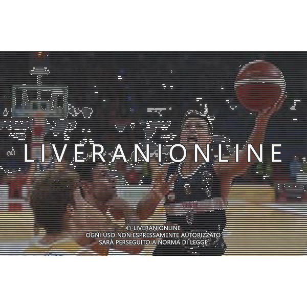 Carpegna Prosciutto Basket Pesaro vs Pompea Fortitudo Bologna Campionato di Basket Serie A 24/09/2019 nella foto: Cinciarini Daniele (Pompea Fortitudo Bologna) ©Claudio Zamagni/Agenzia Aldo Liverani Cinciarini Daniele(Pompea Fortitudo Bologna) during Italian Serie A Basketball match between Carpegna Prosciutto Basket Pesaro and and Pompea Fortitudo Bologna at Vitrifrigo Arena in Pesaro on September 24 2019 photo credit by Claudio Zamagni/Aldo Liverani Photo Agency / AGENZIA ALDO LIVERANI SAS
