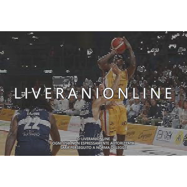 Carpegna Prosciutto Basket Pesaro vs Pompea Fortitudo Bologna Campionato di Basket Serie A 24/09/2019 nella foto: Barford Jaylen (Carpegna prosciutto Basket Pesaro) ©Claudio Zamagni/Agenzia Aldo Liverani Barford Jaylen (Carpegna prosciutto Basket Pesaro) during Italian Serie A Basketball match between Carpegna Prosciutto Basket Pesaro and and Pompea Fortitudo Bologna at Vitrifrigo Arena in Pesaro on September 24 2019 photo credit by Claudio Zamagni/Aldo Liverani Photo Agency/ AGENZIA ALDO LIVERANI SAS