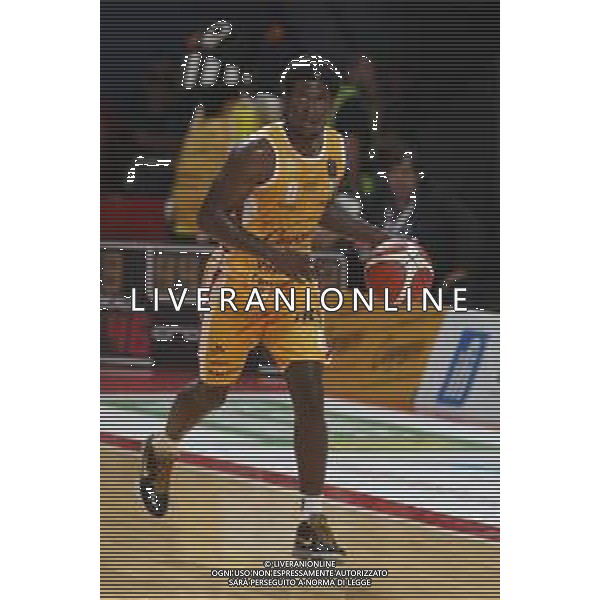 Carpegna Prosciutto Basket Pesaro vs Pompea Fortitudo Bologna Campionato di Basket Serie A 24/09/2019 nella foto: Barford Jaylen (Carpegna prosciutto Basket Pesaro) ©Claudio Zamagni/Agenzia Aldo Liverani Barford Jaylen (Carpegna prosciutto Basket Pesaro) during Italian Serie A Basketball match between Carpegna Prosciutto Basket Pesaro and and Pompea Fortitudo Bologna at Vitrifrigo Arena in Pesaro on September 24 2019 photo credit by Claudio Zamagni/Aldo Liverani Photo Agency/ AGENZIA ALDO LIVERANI SAS