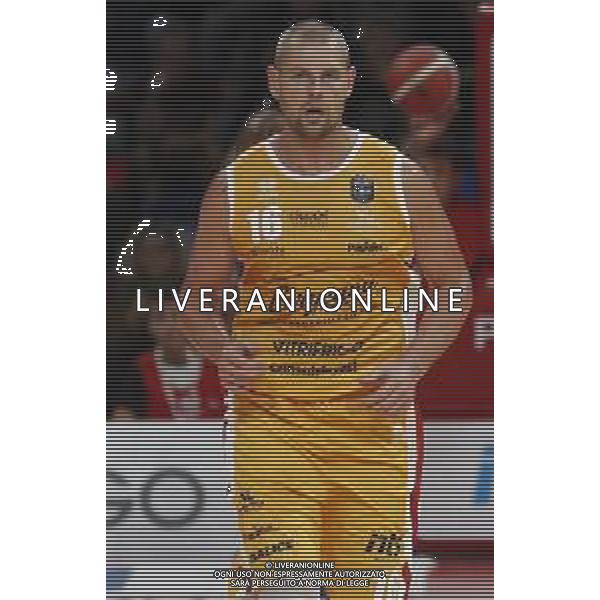 Carpegna Prosciutto Basket Pesaro vs Pompea Fortitudo Bologna Campionato di Basket Serie A 24/09/2019 nella foto: Lydeka Tautvydas(Carpegna prosciutto Basket Pesaro ©Claudio Zamagni/Agenzia Aldo Liverani Lydeka Tautvydas(Carpegna prosciutto Basket Pesaro during Italian Serie A Basketball match between Carpegna Prosciutto Basket Pesaro and and Pompea Fortitudo Bologna at Vitrifrigo Arena in Pesaro on September 24 2019 photo credit by Claudio Zamagni/Aldo Liverani Photo Agency/ AGENZIA ALDO LIVERANI SAS