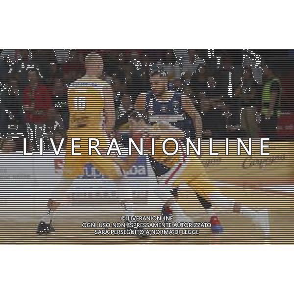 Carpegna Prosciutto Basket Pesaro vs Pompea Fortitudo Bologna Campionato di Basket Serie A 24/09/2019 nella foto: Mussini Federico(Carpegna prosciutto Basket Pesaro ©Claudio Zamagni/Agenzia Aldo Liverani Mussini Federico(Carpegna prosciutto Basket Pesaro during Italian Serie A Basketball match between Carpegna Prosciutto Basket Pesaro and and Pompea Fortitudo Bologna at Vitrifrigo Arena in Pesaro on September 24 2019 photo credit by Claudio Zamagni/Aldo Liverani Photo Agency/ AGENZIA ALDO LIVERANI SAS