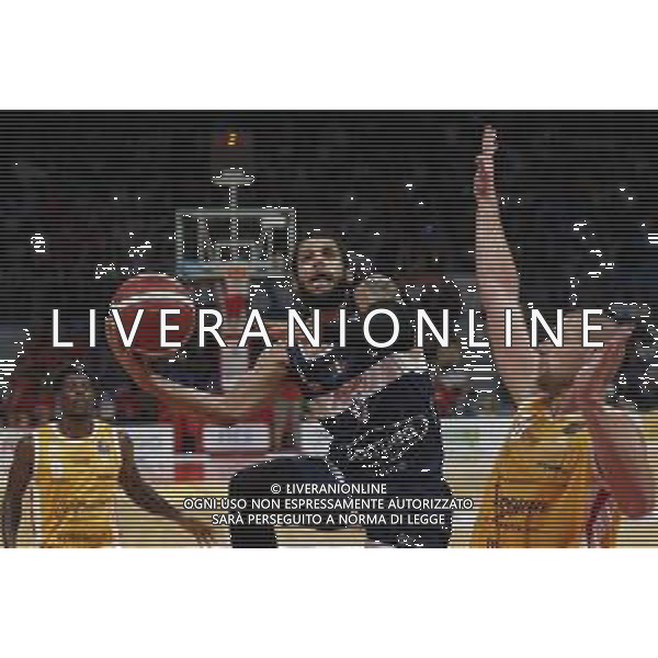 Carpegna Prosciutto Basket Pesaro vs Pompea Fortitudo Bologna Campionato di Basket Serie A 24/09/2019 nella foto: Robertson Kassius(Pompea Fortitudo Bologna) ©Claudio Zamagni/Agenzia Aldo Liverani Robertson Kassius(Pompea Fortitudo Bologna) during Italian Serie A Basketball match between Carpegna Prosciutto Basket Pesaro and and Pompea Fortitudo Bologna at Vitrifrigo Arena in Pesaro on September 24 2019 photo credit by Claudio Zamagni/Aldo Liverani Photo Agency/ AGENZIA ALDO LIVERANI SAS