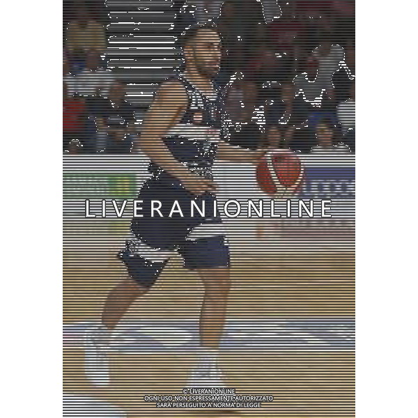 Carpegna Prosciutto Basket Pesaro vs Pompea Fortitudo Bologna Campionato di Basket Serie A 24/09/2019 nella foto: Stipcevic Rok(Pompea Fortitudo Bologna) ©Claudio Zamagni/Agenzia Aldo Liverani Stipcevic Rok(Pompea Fortitudo Bologna) during Italian Serie A Basketball match between Carpegna Prosciutto Basket Pesaro and and Pompea Fortitudo Bologna at Vitrifrigo Arena in Pesaro on September 24 2019 photo credit by Claudio Zamagni/Aldo Liverani Photo Agency/ AGENZIA ALDO LIVERANI SAS