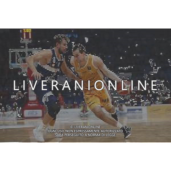 Carpegna Prosciutto Basket Pesaro vs Pompea Fortitudo Bologna Campionato di Basket Serie A 24/09/2019 nella foto: Thomas Zack(Carpegna prosciutto Basket Pesaro ©Claudio Zamagni/Agenzia Aldo Liverani Thomas Zack(Carpegna prosciutto Basket Pesaro during Italian Serie A Basketball match between Carpegna Prosciutto Basket Pesaro and and Pompea Fortitudo Bologna at Vitrifrigo Arena in Pesaro on September 24 2019 photo credit by Claudio Zamagni/Aldo Liverani Photo Agency/ AGENZIA ALDO LIVERANI SAS