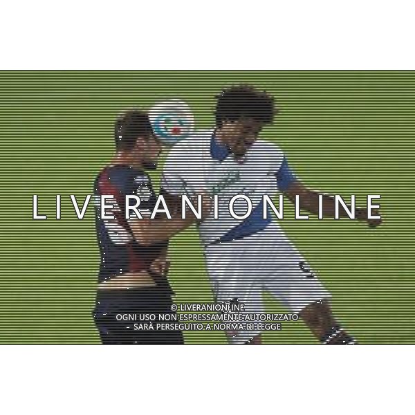 IMOLA 25 09 2019 IMOLESE CALCIO-VIRTUS VERONA 1-3 NELLA FOTO DA SINISTRA LORENZO CHECCHI IMOLESE E ODOGWU RAPHEL CHIDI © SANNA / AGENZIA ALDO LIVERANI SAS