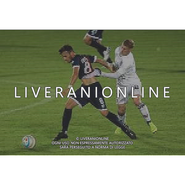 IMOLA 25 09 2019 IMOLESE CALCIO-VIRTUS VERONA 1-3 NELLA FOTO DA SINISTRA TOMMASO TENTONI IMOLESE E MARCANDELLA DAVIDE © SANNA / AGENZIA ALDO LIVERANI SAS