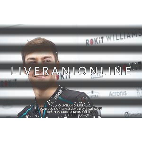 George Russell (GBR) Williams Racing with the media. 26.09.2019. Formula 1 World Championship, Rd 16, Russian Grand Prix, Sochi Autodrom, Sochi, Russia, Preparation Day. / AGENZIA ALDO LIVERANI SAS - ITALY ONLY EDITORIAL USE ONLY - Gp F1 Russian Grand Prix - Preparation Day - Sochi, Russia 26.09.2019