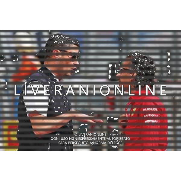 (L to R): Michael Masi (AUS) FIA Race Director with Laurent Mekies (FRA) Ferrari Sporting Director. 27.09.2019. Formula 1 World Championship, Rd 16, Russian Grand Prix, Sochi Autodrom, Sochi, Russia, Practice Day. / AGENZIA ALDO LIVERANI SAS - ITALY ONLY EDITORIAL USE ONLY - GP F1 SOCHI RUSSIA PROVE LIBERE 27.09.2019